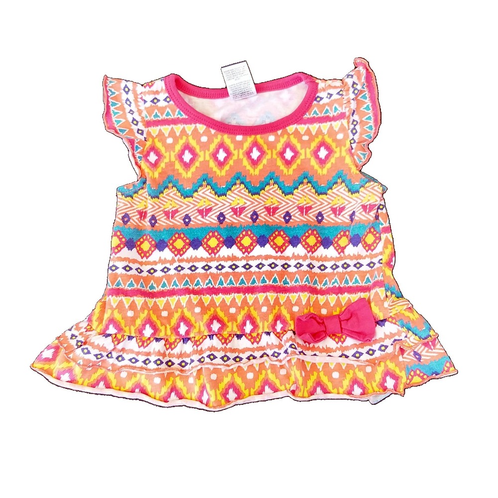 Swiggles Knit Top Baby Girl Multicolor